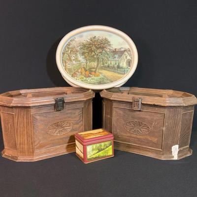 Vintage Lerner Sewing Boxes With Mystery Contents