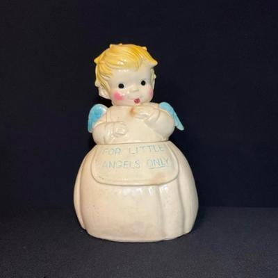 Vintage Angel Cookie Jar by Brush
