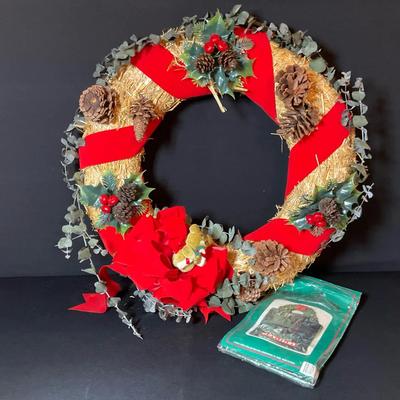Bear Christmas Wreath