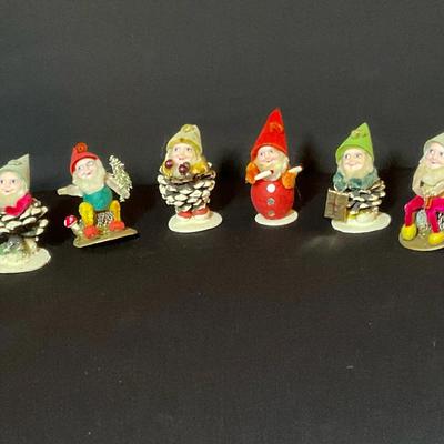 Vintage Gnome Ornaments