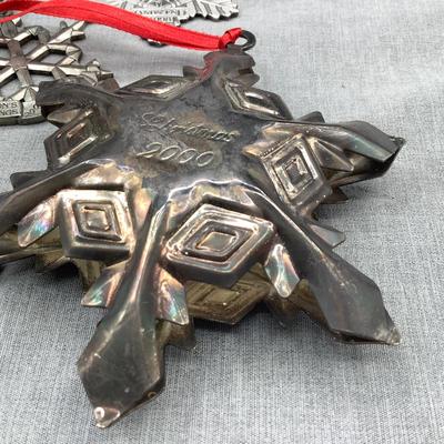 Silver plated snowflake