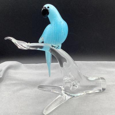 Murano style parrot