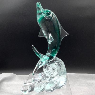 Murano style dolphin