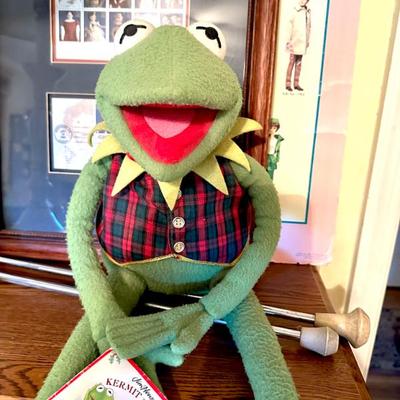 Vintage Kermit Frog Plush