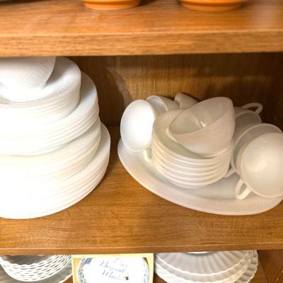 Federal Milk Glass