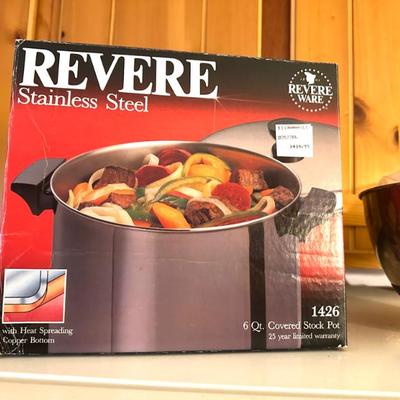 New Revere Stainless Steel Cookware