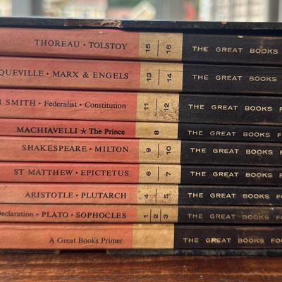 Vintage "The Great Books Foundation: First Year Course" Set - Complete 9 Volumes + Primer (1955 Copy
