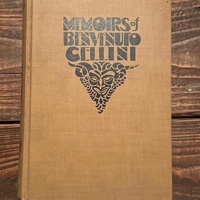 Rare 1932 Edition: "The Memoirs of Benvenuto Cellini" – Illustrated by James Daugherty