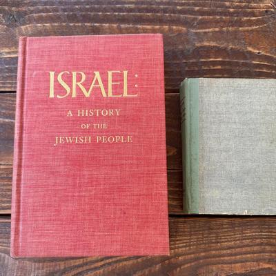 “Israel: A History of the Jewish People" (1949) and English-Hebrew Pocket Dictionary (1957)