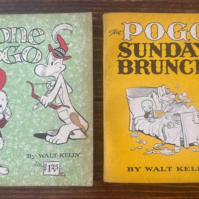 Vintage Walt Kelly Pogo Comic Strip Books - A Classic Collectible Duo!