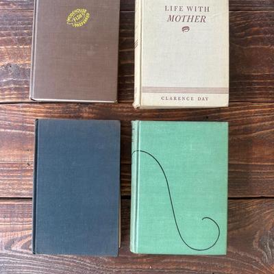 A lot of four vintage hardcover books