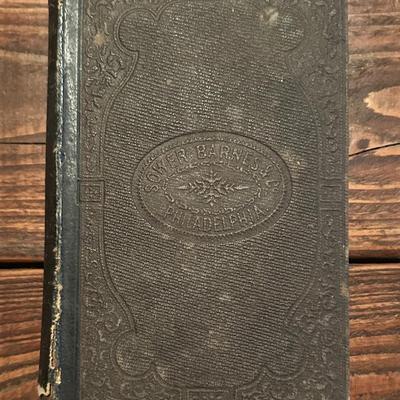 Authentic 1858 "Sanders' High School Reader" – A Glimpse into 19th-Century American Education