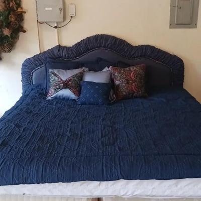 King Size Bed with Headboard 