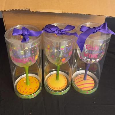 Plastic Wine Glasses