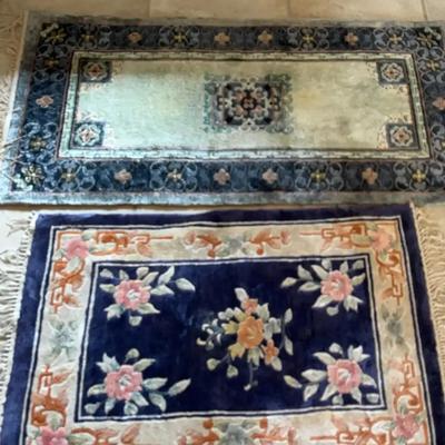 2 Small Oriental Rugs 