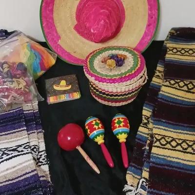 Mexican Blankets and Sombrero Party