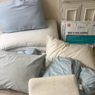 Pillows & King Sheets (upstairs)