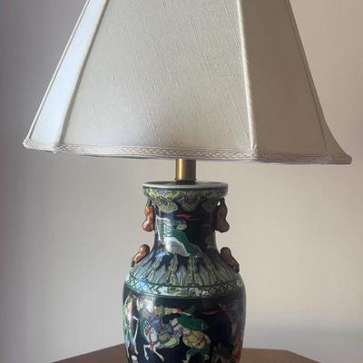 Antique Asian Ceramic Lamp
