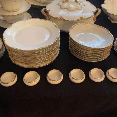 Limoges 'Ransom' pieces  - 12 salts