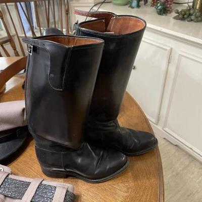 Boots worn w/girl's uniform