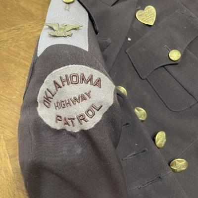 Oklahoma Highway Patrol patch on Unifrom