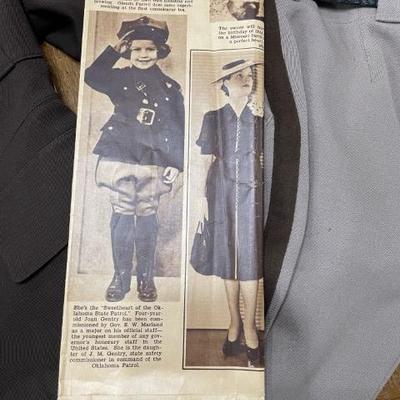 Girl wearing uniform in pic