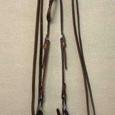 456 • western bridle with myler bit
