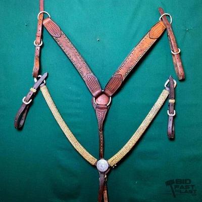 628 • two vintage breast collars