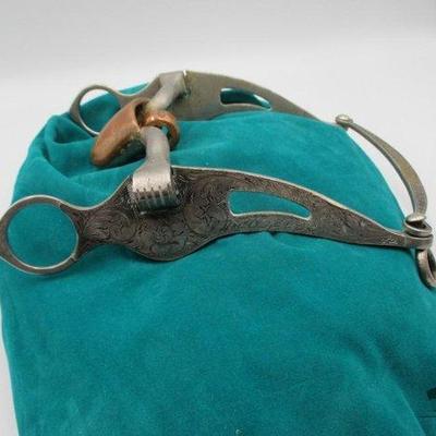 179 • engraved sterling silver show bit