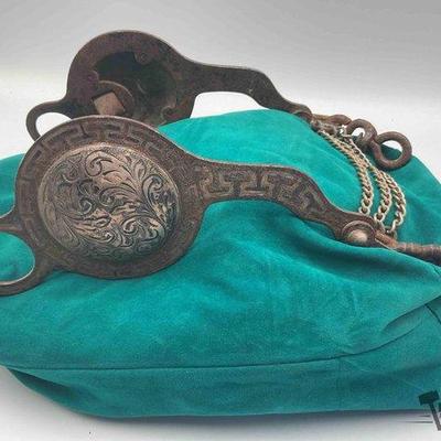 201 • vintage rocha fancy silver charro parade bit