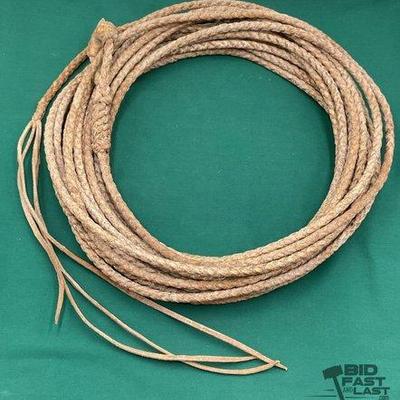 554 • braided rawhide reata
