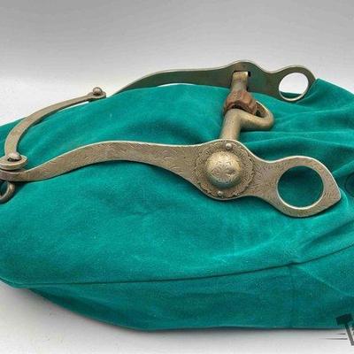 251 • beautiful silver western curb bit