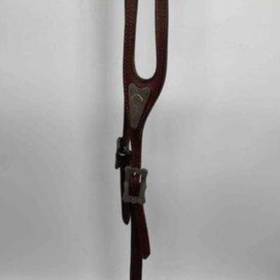 Sale Photo Thumbnail #316: 515 • vintage one ear head stall with diablo silver