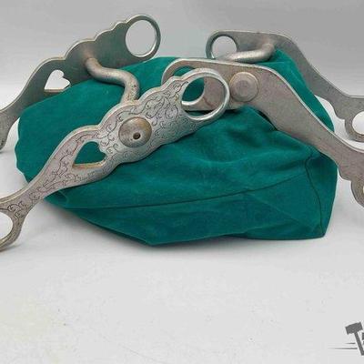Sale Photo Thumbnail #192: 359 • 2 aluminum bits 1 colorado bit and spur 1 phoenix