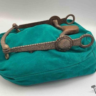 225 • vintage vaquero style sterling silver bit