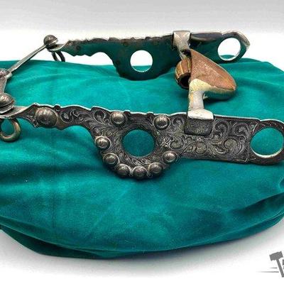 Sale Photo Thumbnail #118: 216 • sterling silver western show bit