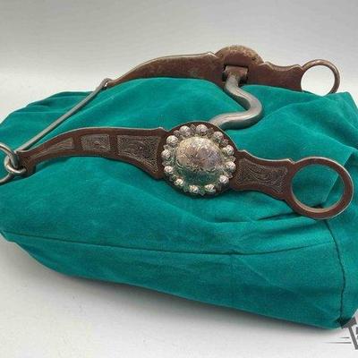 228 • vintage western style silver bit