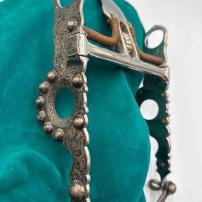 173 • vintage sterling silver garcia spade bit