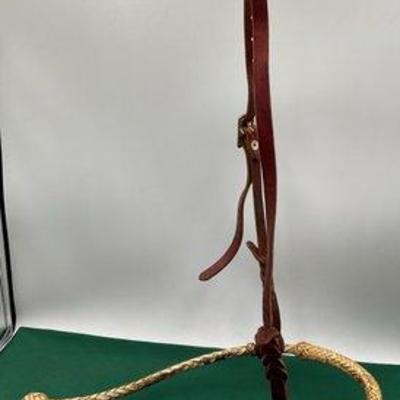 580 • rawhide bosal with leather headstall