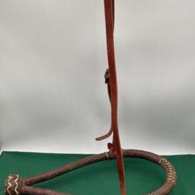 578 • rawhide bosal with leather headstall