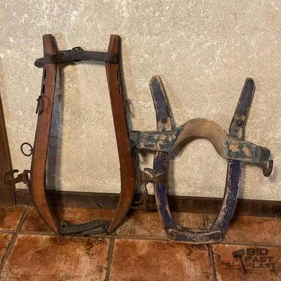 399 • two styles of vintage hame style collars