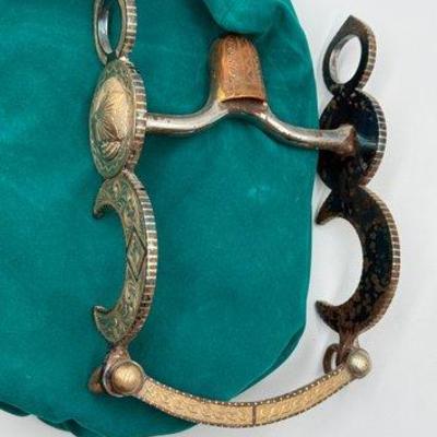 162 • bacho's blued sterling silver moon show bit