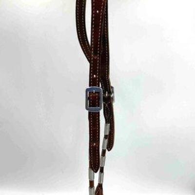 Sale Photo Thumbnail #306: 505 • vintage western one ear head stall with hobbles