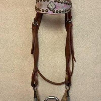 488 • western headstall with myler bit