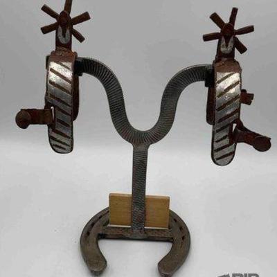 65 • vintage custom silver working cowboy spurs