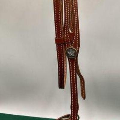 Sale Photo Thumbnail #279: 475 • leather one ear headstall with sliester bit