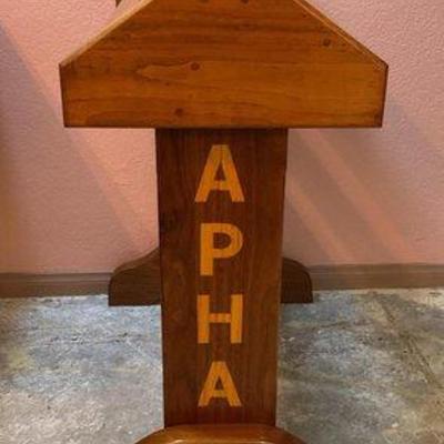 137 • custom made saddle rack