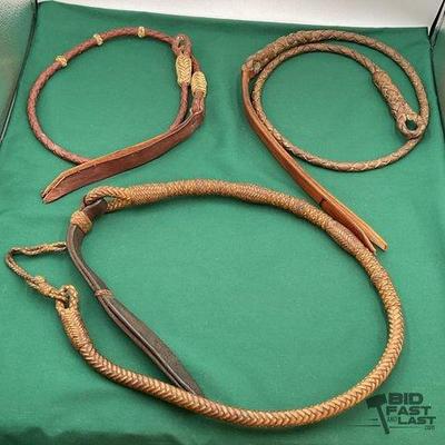 719 • 3 romals 2 leather 1 rawhide