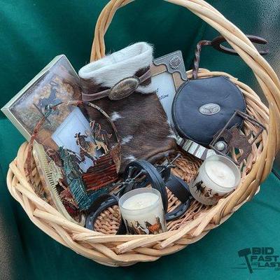 827 • basket of western decor