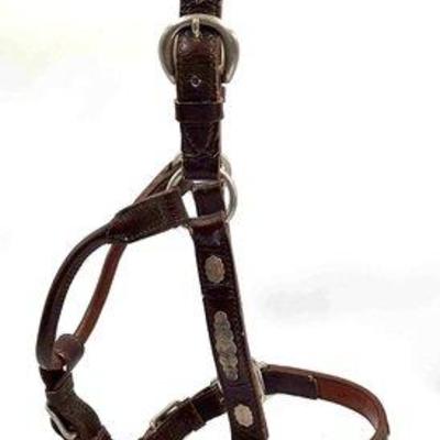 Sale Photo Thumbnail #244: 440 • vintage silver engraved show halter